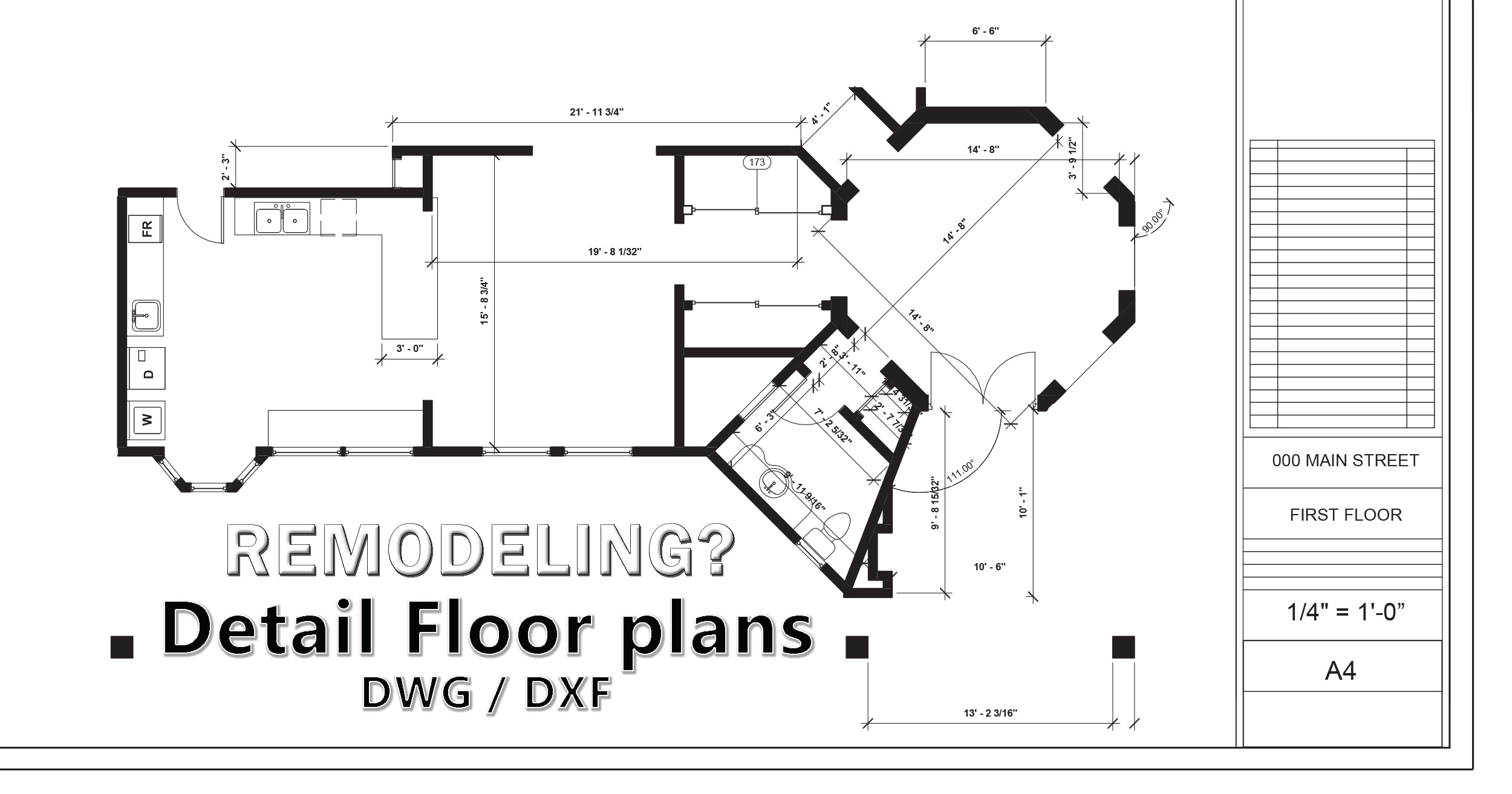 Detail Floor plan
